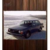 Металлическая табличка Volvo 244 DL